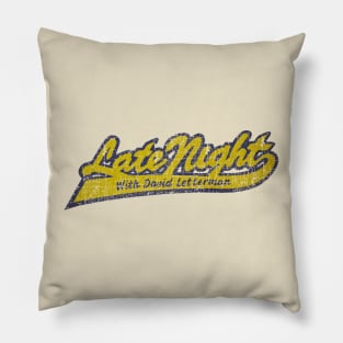 Late Night With David Letterman Pillow