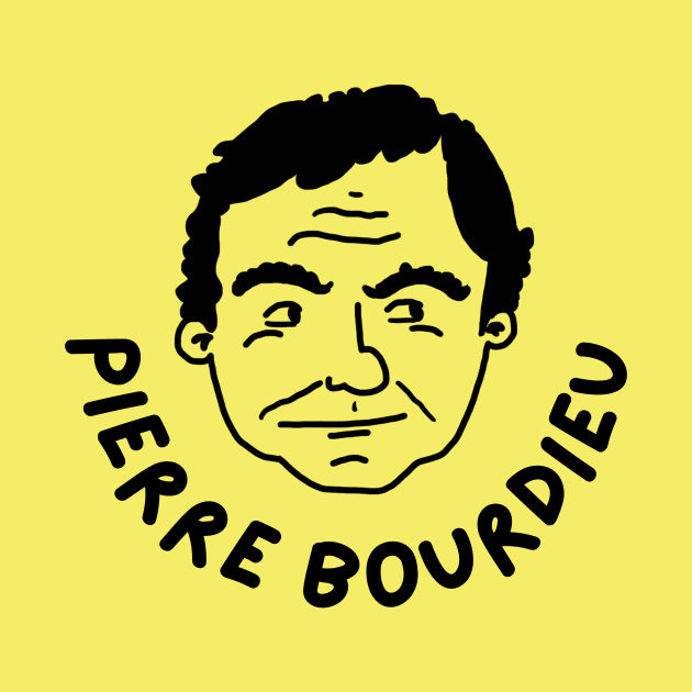 Pierre Bourdieu by Cartoon