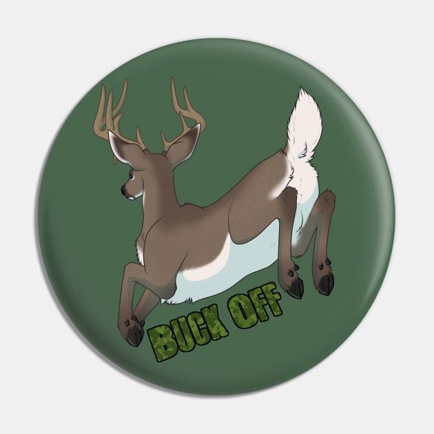 Buck Off! Pin by StikkyPaws