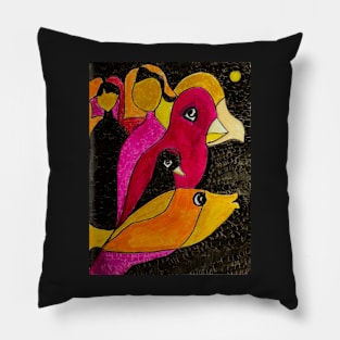 Birds of a Feather Pillow