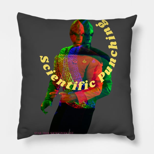 Scientific punching Pillow by Star Trek Sucks?