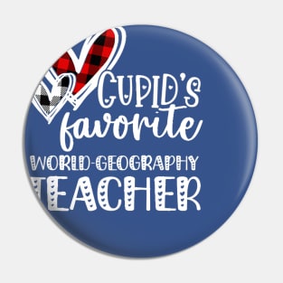 geography teacher  gift Pin