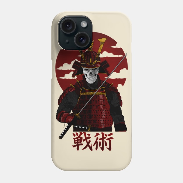 SKULL SAMURAI Phone Case by berserk