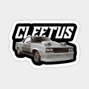 Cleetus McFarland racing el camino big-block Twin Turbski Turbo usa murica Magnet