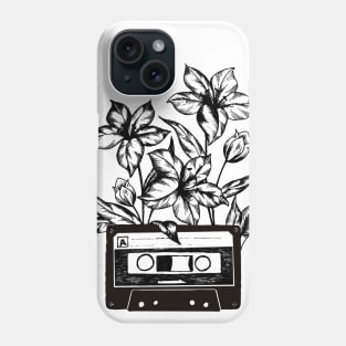 Floral Cassette Phone Case