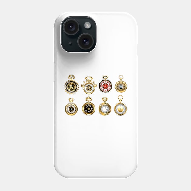 Antique Watch Collection Phone Case by Blackmoon9