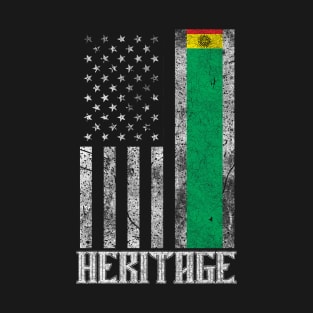 Taino Pride Hispanic Heritage distressed flag T-Shirt