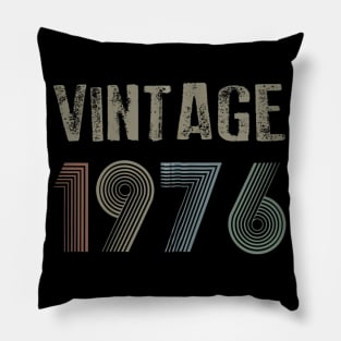 Vintage 1976 43rd Birthday Gift idea Men Women Pillow