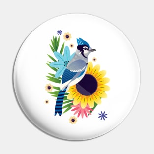 Blue Jay Pin