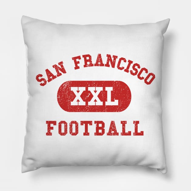 San Francisco Football Pillow by sportlocalshirts