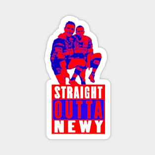 Newcastle Knights - The Johns Boys - Joey Johns & Matty Johns - STRAIGHT OUTTA NEWY Magnet