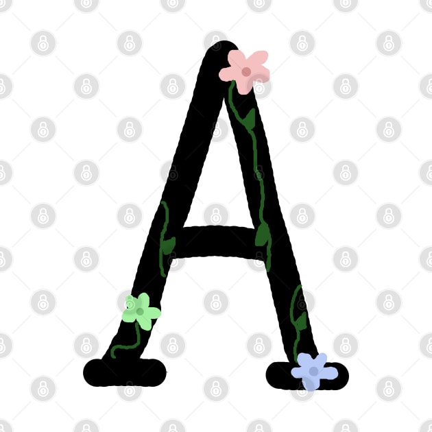 "A" Initial by artoftilly