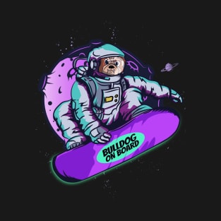 Astronaut Snowboard T Shirt T-Shirt