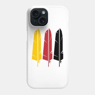 Three Feathers Ojibwe WAWEZHI CANADA Phone Case