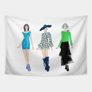 Girls fashion Tapestry