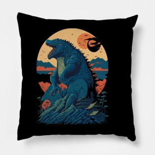 King of The monsters vector illustration design Pillow