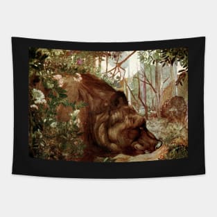 Jungle Book - Baloo in the Forest - E.J. and Maurice Detmold Tapestry