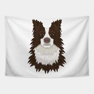 Border Collie Red Tapestry