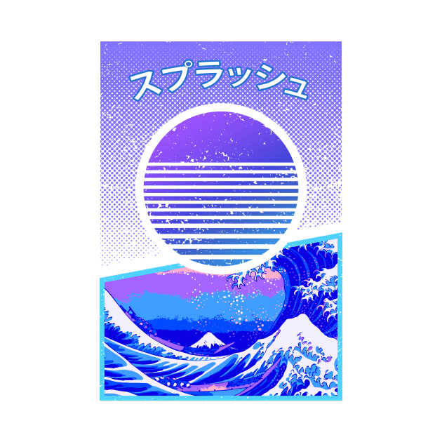 Japanese Vaporwave Splash by Widmore