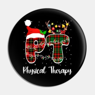 PT Therapist Physical Therapy Christmas Pin