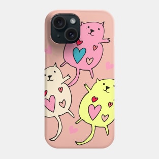 Cute Cat Valentines Phone Case