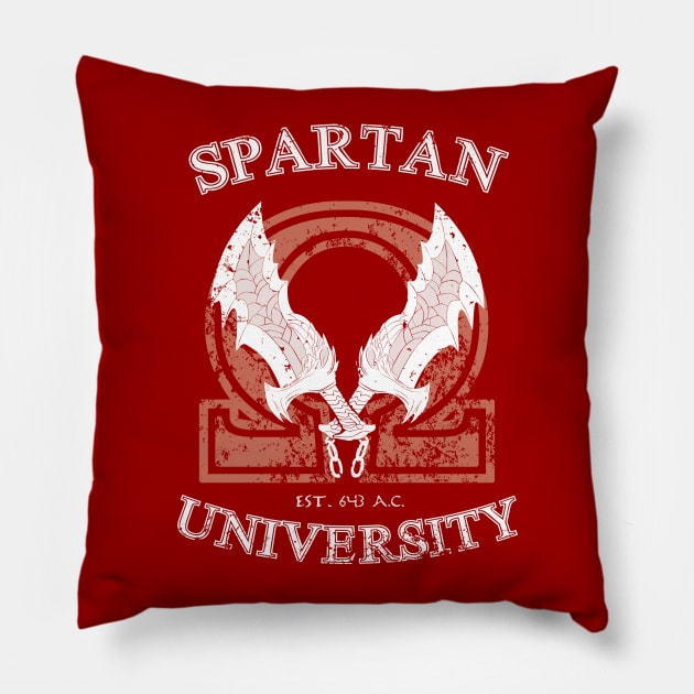 Spartan University Pillow by Ruwah