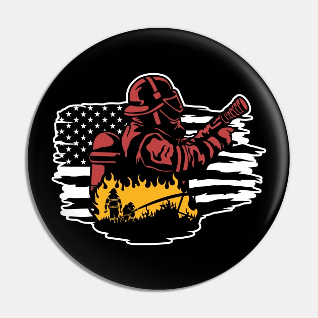 My Dad is a Firefighter Hero! Pin by ArtOnly