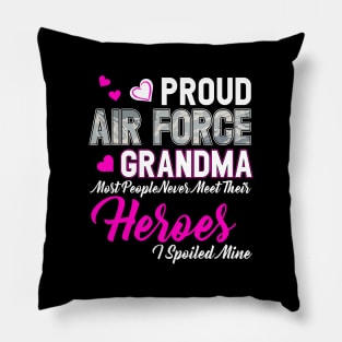 Proud Air Force Grandma Pillow