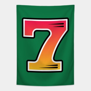 Lucky Number Seven Tapestry