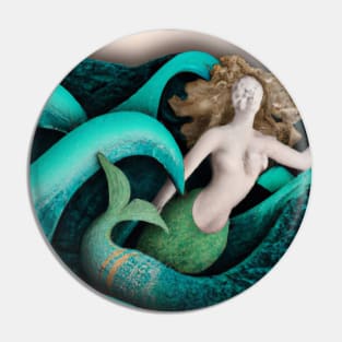 The Mermaid art for sea lovers and ocean lovers who love the ocean and sea creatures Pin