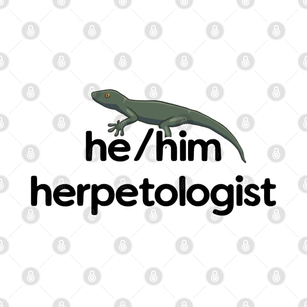 He/Him Herpetologist - Gecko Design by Nellephant Designs