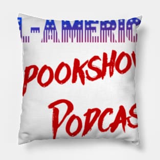 All-American Spookshow Podcast Logo 2 Pillow