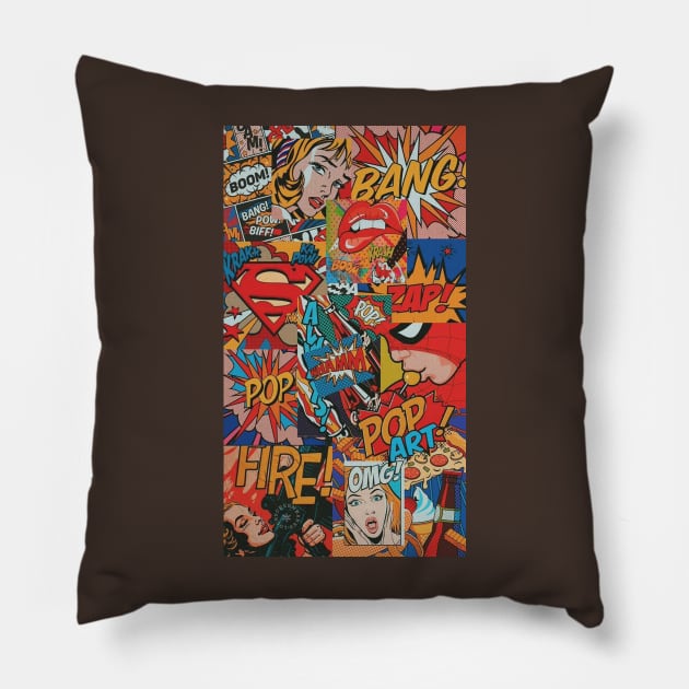 Pop Art Pillow by artforrart