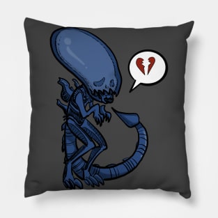 Xenomorphs need love too Pillow