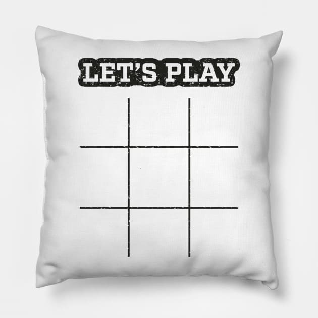 Tic-Tac-Toe Pillow by Duhkan Painting