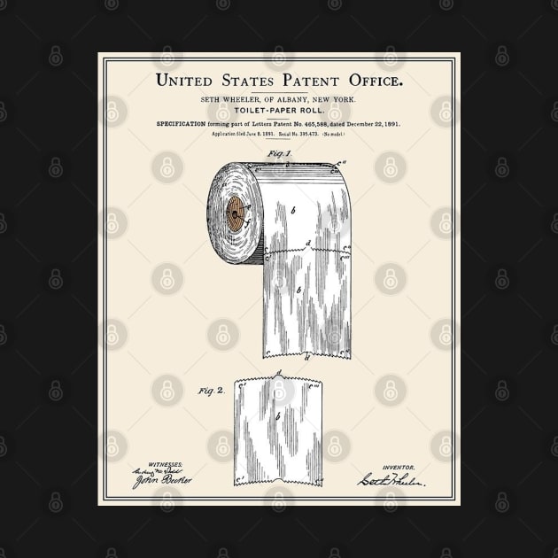 Toilet Paper Roll Patent by MAMMAJAMMA