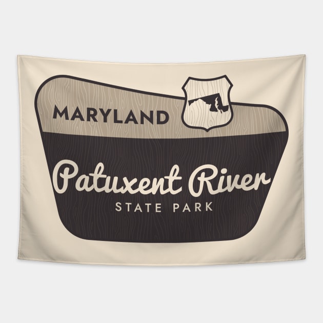 Patuxent River State Park Maryland Welcome Sign Tapestry by Go With Tammy