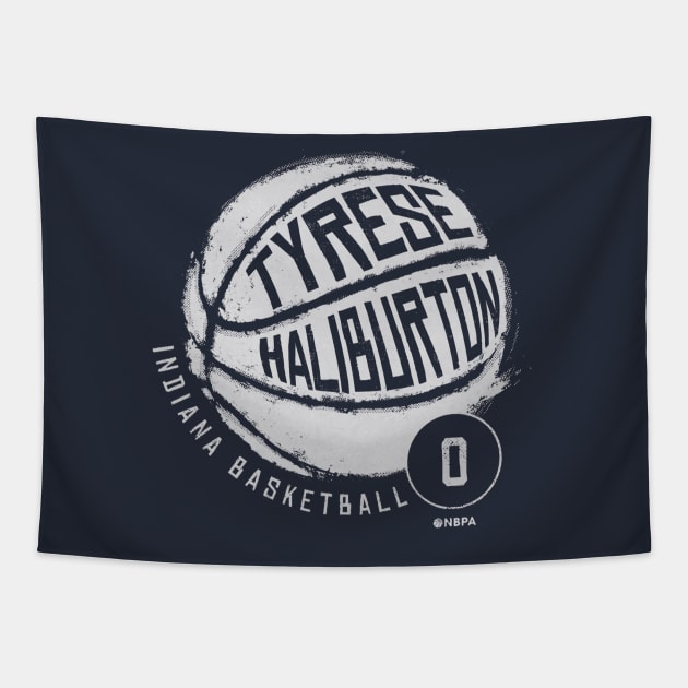 Tyrese Haliburton Indiana Basketball Tapestry by TodosRigatSot