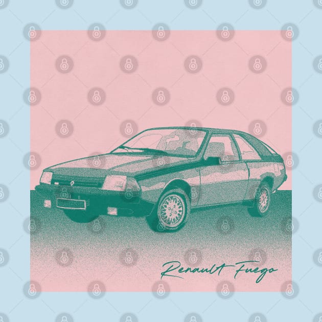 Renault Fuego ---- Classic 80s Car Design by unknown_pleasures