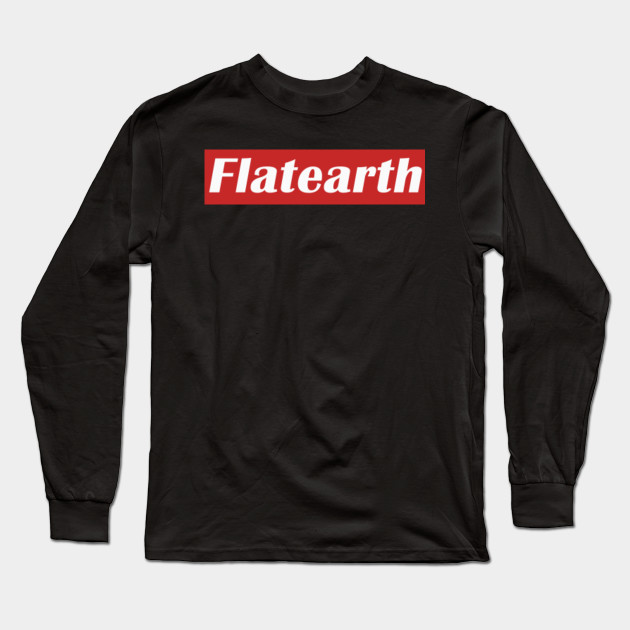 flat earth supreme shirt