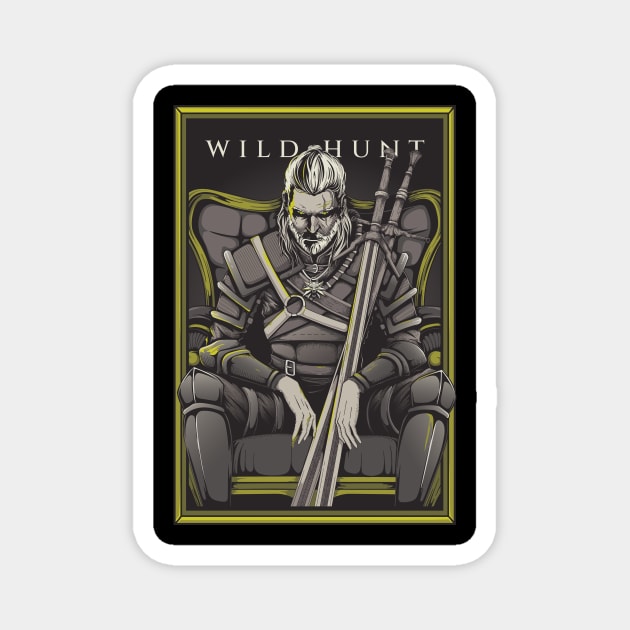 The Witcher - Wild Hunt Magnet by witart.id