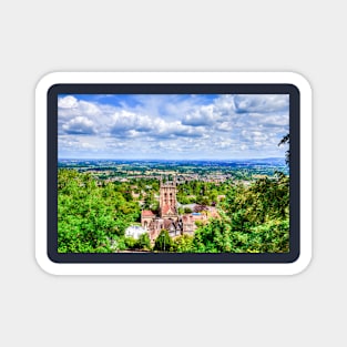 Great Malvern Priory in Malvern, Worcestershire, England Magnet