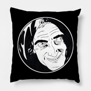 IGOR - Young Frankenstein (Circle Black and White) Pillow