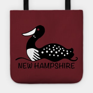 New Hampshire loon Tote