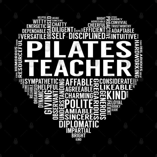 Pilates Teacher Heart by LotusTee