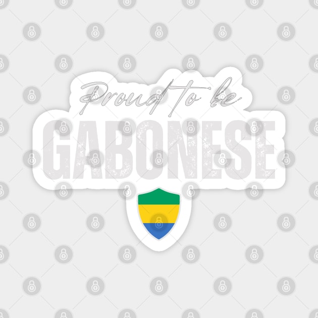 Proud gabonese, Gabon flag Magnet by eka123