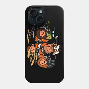 Rock Battle Pixel Heavy Metal Band Phone Case