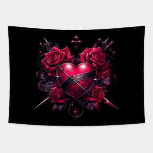 Gothic heart Tapestry