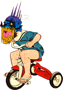 Demonic Trike Rider Magnet