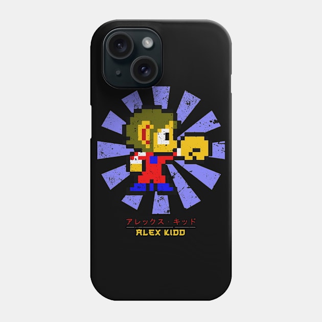 Alex Kidd Retro Japanese Phone Case by Nova5